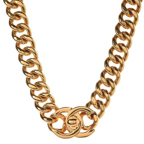 necklace chanel chain link choker star|chanel crochet necklace.